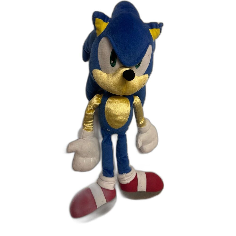 Sonic The Hedgehog Large Plush Stuffed Animal Blue SEGA Character Toy 20 Inch
